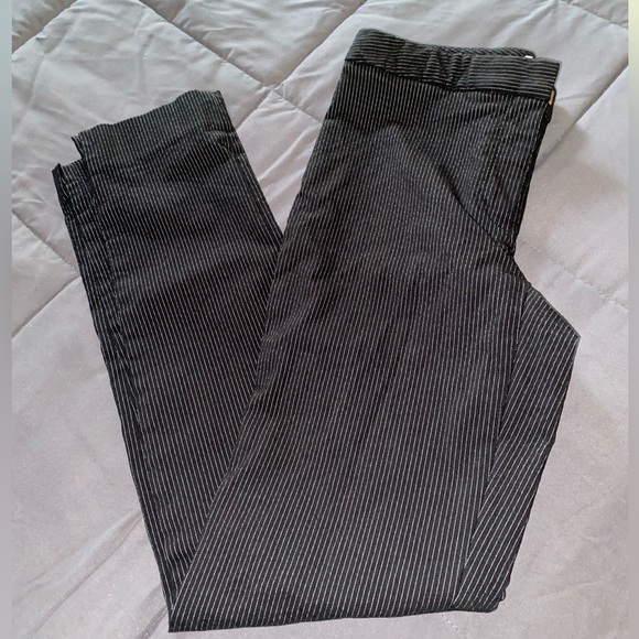 Calvin Klein Pants - Calvin Klein skinny leg pinstripe trousers small/4 VGUC